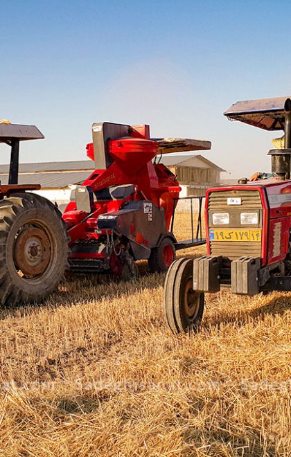 دستگاه کاه‌کوب سیار کیسه‌زن صادقی ST710