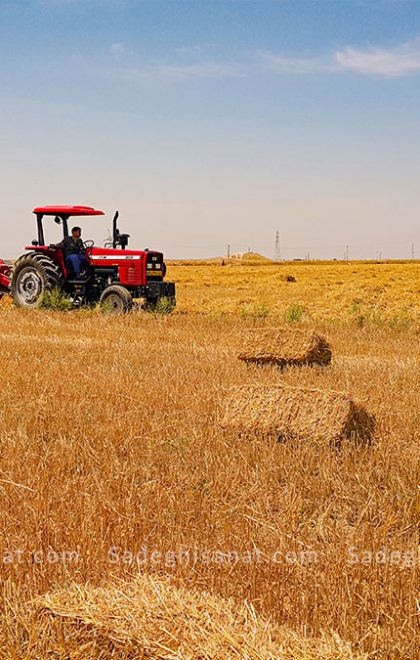 دستگاه کاه‌کوب سیار کیسه‌زن صادقی ST710