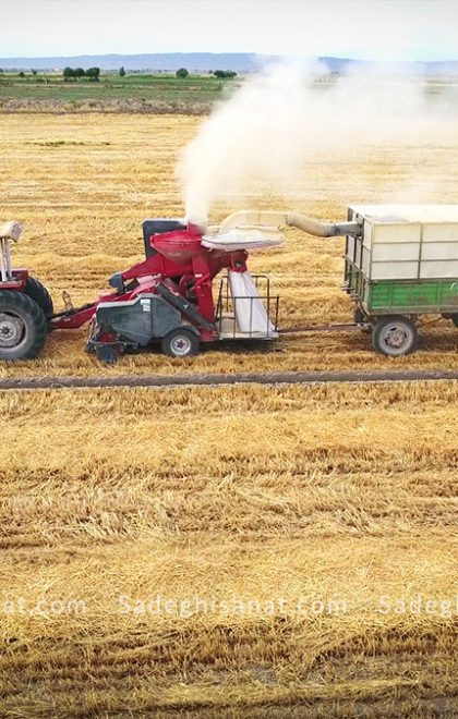 دستگاه کاه‌کوب سیار کیسه‌زن صادقی ST720