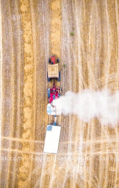 دستگاه کاه‌کوب سیار کیسه‌زن صادقی ST720